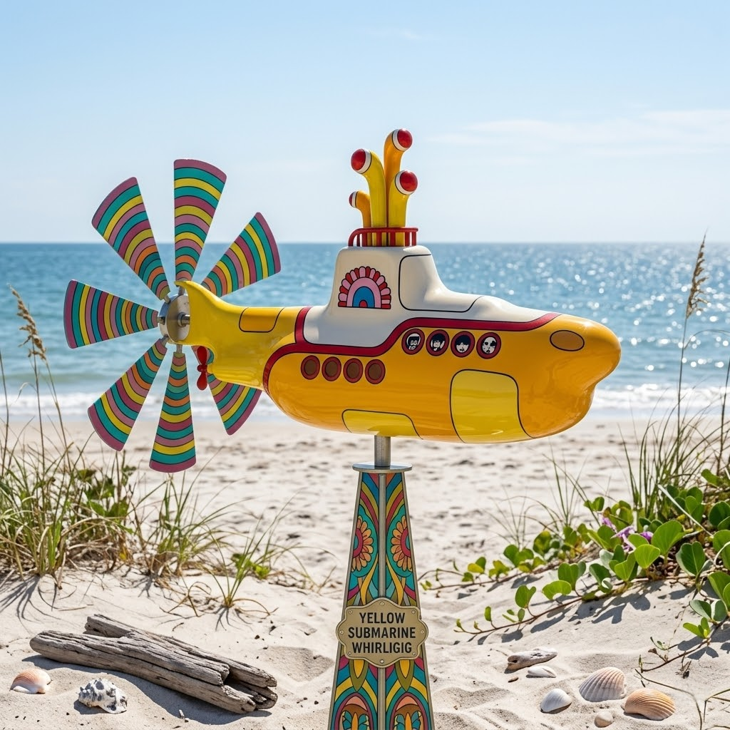 ellow Submarine Wind Spinner