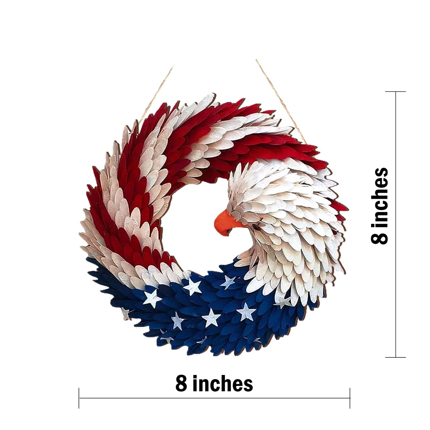 250th Anniversary Patriotic WreathđNot for Decoration, Made for Remembrance