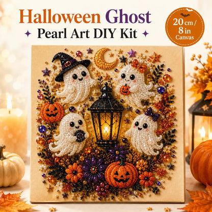 🔥Last 3 Hours: 60% Off👻✨ Halloween Pearl Art DIY Kit – Turn Tiny Pearls into Spooky-Cute Magic