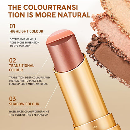 🔥Final 3 hours 75% off✨3-Color Eyeshadow Stick Set