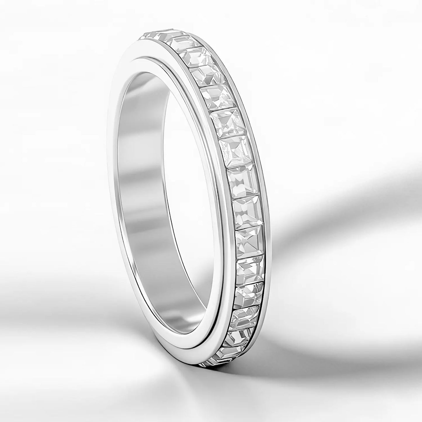 Last 3 Hours: 60% Off🔥Anxiety Rings Titanium Steel Calm Spinner for Women & Men