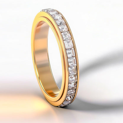 Last 3 Hours: 60% Off🔥Anxiety Rings Titanium Steel Calm Spinner for Women & Men