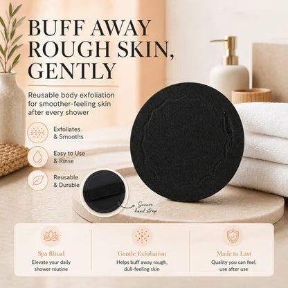 Scrub Bath Pads – Gently exfoliate, unclog pores, reveal brighter skin.