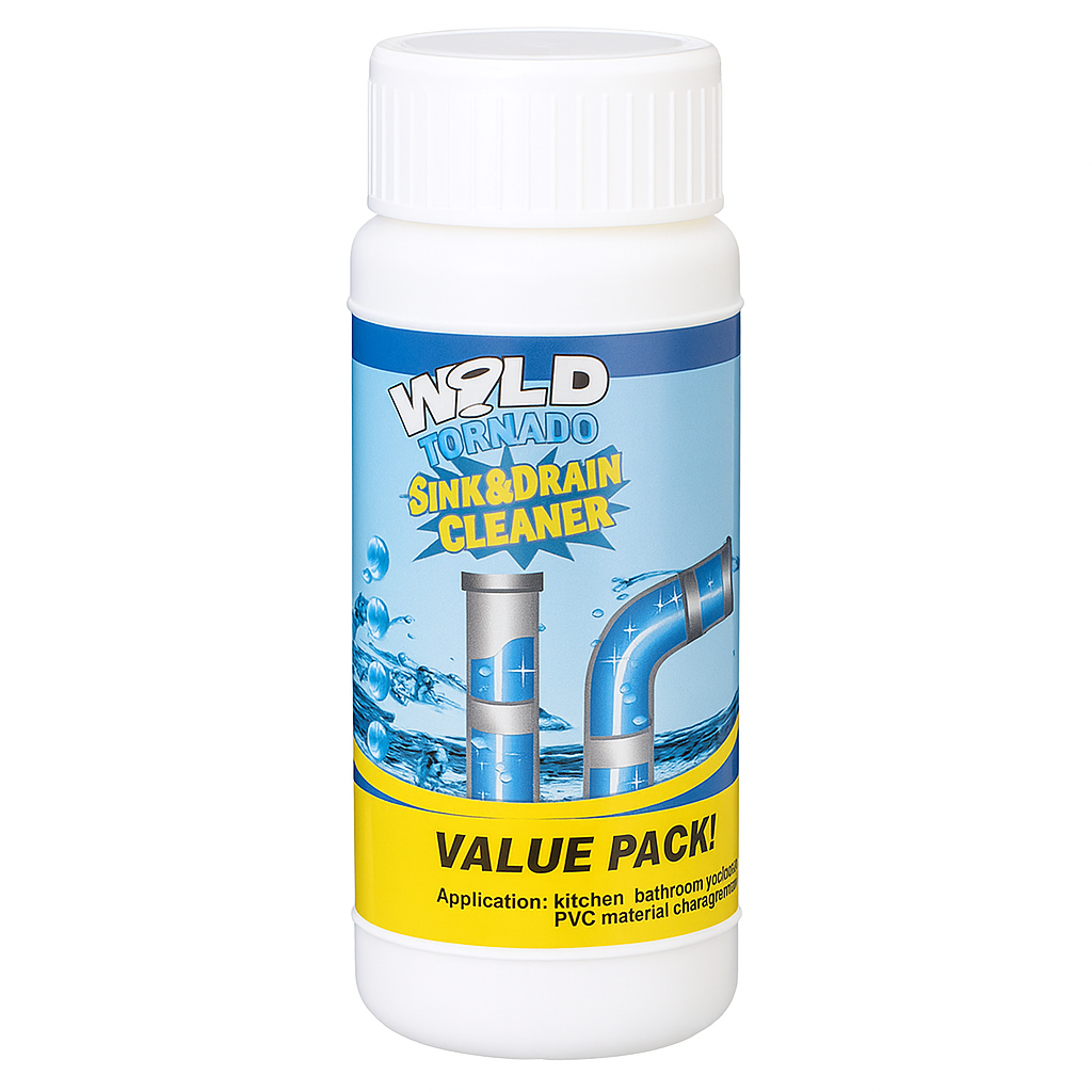 All-Purpose Drain Cleaner: safe, non-toxic & instantly unclogs pipes