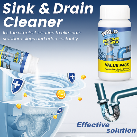 All-Purpose Drain Cleaner: safe, non-toxic & instantly unclogs pipes