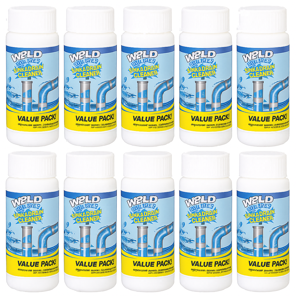 All-Purpose Drain Cleaner: safe, non-toxic & instantly unclogs pipes