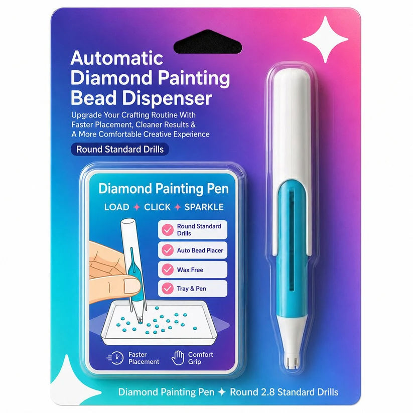 💎Automatic Diamond Painting Bead Dispenser(📦Buy 2 Sets, Get FREE Shipping)