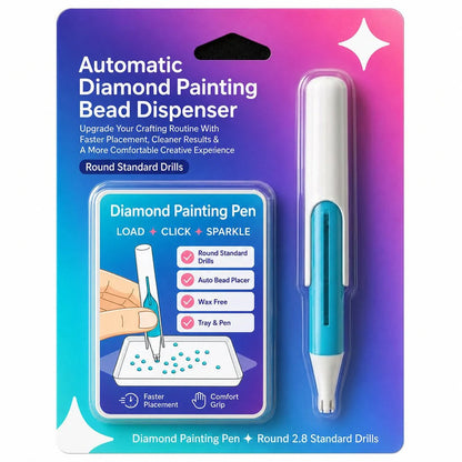💎Automatic Diamond Painting Bead Dispenser(📦Buy 2 Sets, Get FREE Shipping)