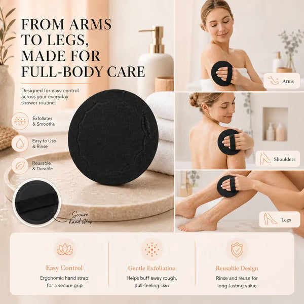 Scrub Bath Pads – Gently exfoliate, unclog pores, reveal brighter skin.