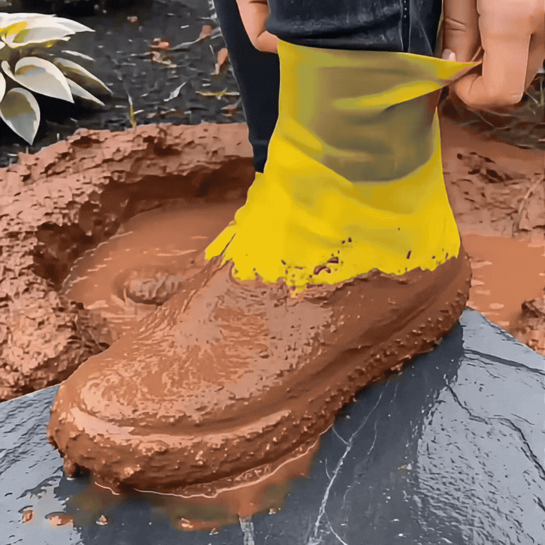 High-Elastic Waterproof Silicone Shoe Covers – Reusable Anti-Slip Rain Protectors with an Adaptive Stretch Fit
