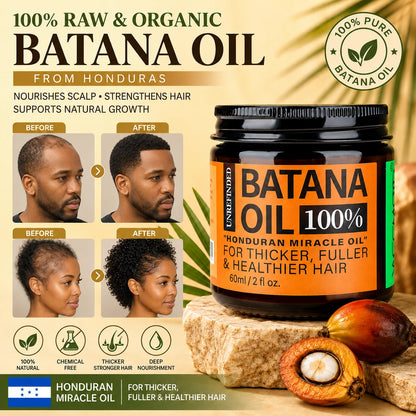 100% Raw Batana Oil Hair Mask for Hair Growth🌱 Sourced from Honduras