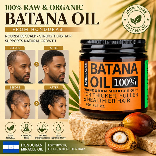 100% Raw Batana Oil Hair Mask for Hair Growth🌱 Sourced from Honduras
