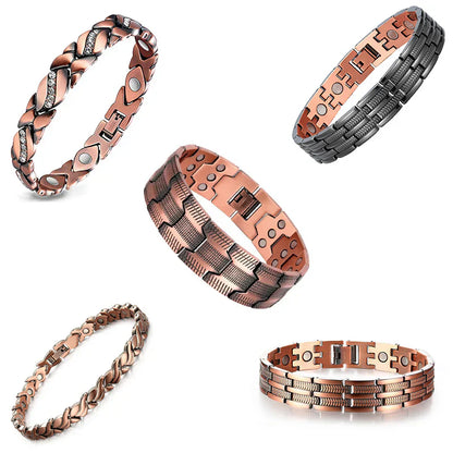 🔥LAST DAY 70% OFF🔥Copper magnetic bracelet — Relieve fatigue and promote blood circulation
