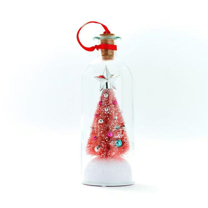 🎅Mr. Christmas 8" Recordable Christmas Tree Message In A Bottle🎄