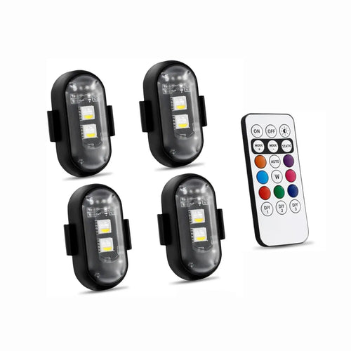Universal Wireless Remote Control RGB LED Aircraft Strobe Lights