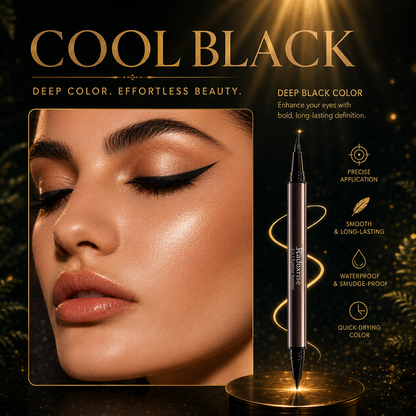 2-in-1 Liquid Eyeliner & Precision Corrector | Waterproof, 24-Hour Wear