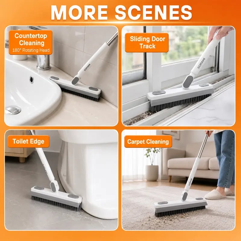 180° Rotating Gap Cleaning Tool - Extendable Adjustable No-Touch Cleaner for All Household Gaps