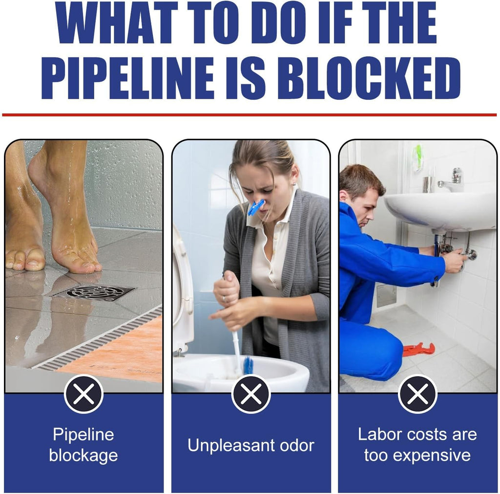 All-Purpose Drain Cleaner: safe, non-toxic & instantly unclogs pipes