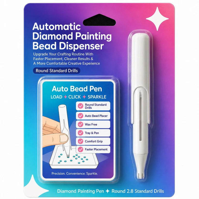 💎Automatic Diamond Painting Bead Dispenser(📦Buy 2 Sets, Get FREE Shipping)