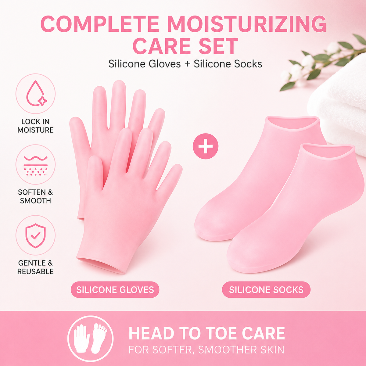 ✨ The Perfect Pair: Moisturizing Gloves for Your Spa Routine 💗