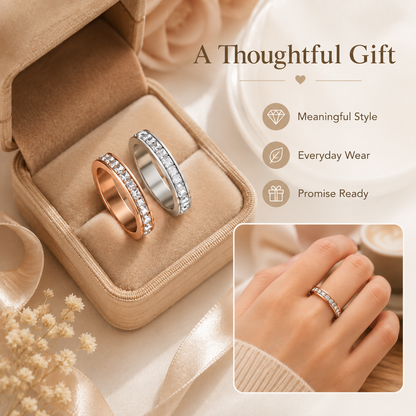 Last 3 Hours: 60% Off🔥Anxiety Rings Titanium Steel Calm Spinner for Women & Men