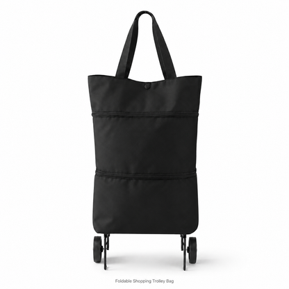 ⏳LAST DAY SALE 🔥2-in-1 Foldable Shopping Trolley Bag with Wheels 🛒