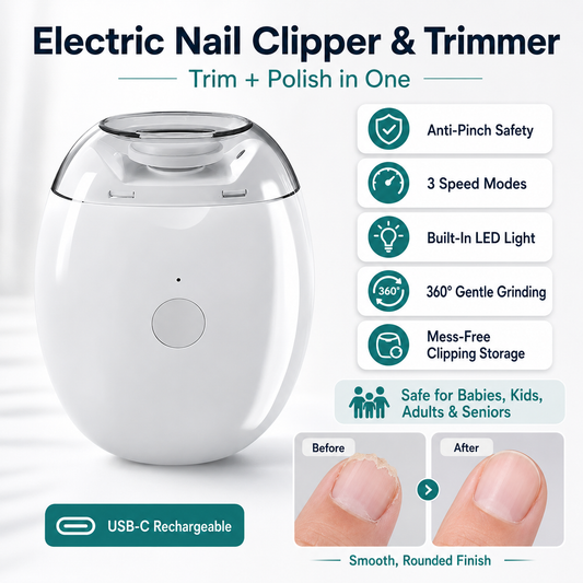 Electric Nail Clipper – Final 3 Hours: 60%OFF 🔥