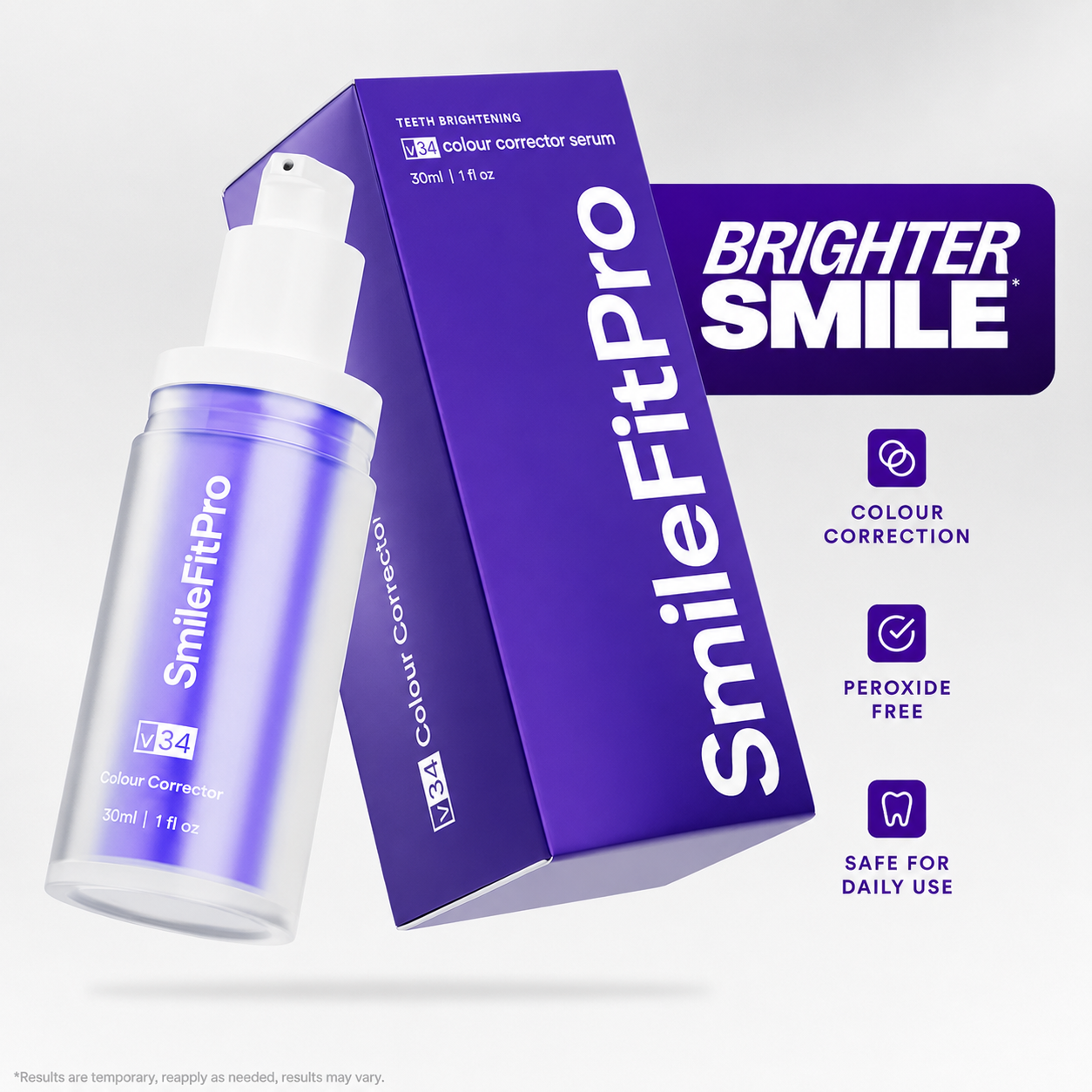 V34 Instant Teeth Whitening Colour Corrector Serum