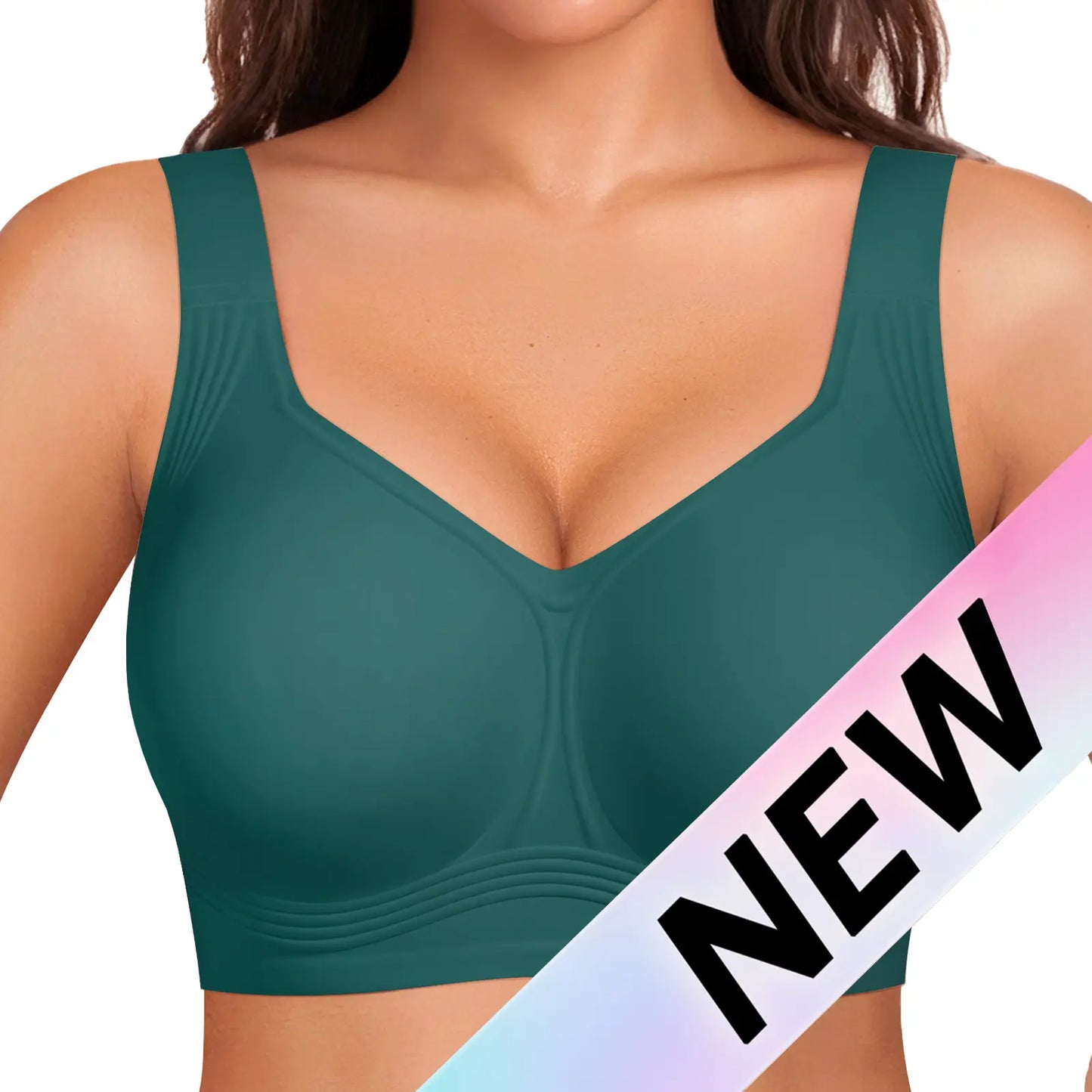 Final 3 Hours: 60%OFF🔥Women’s Wireless Deep V Push-Up Bralette — Ultra-Comfortable T-Shirt Bra