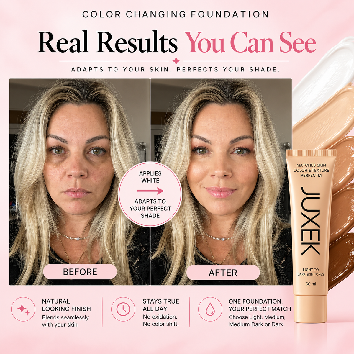 🌸Color Changing Foundation for Mature Skin