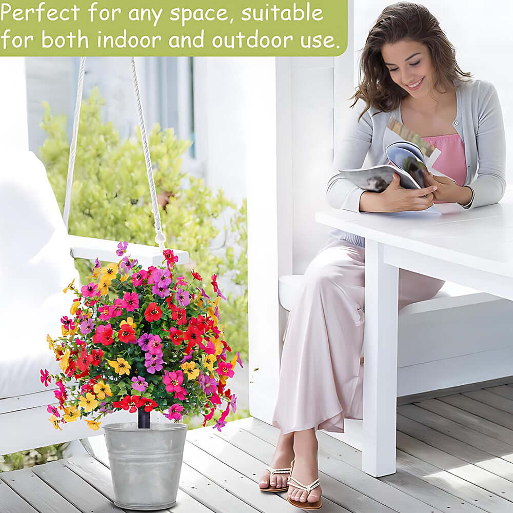 💐No-Fade Outdoor Hanging Flowers🌸☀️– Effortless Beauty