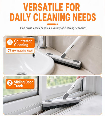 180° Rotating Gap Cleaning Tool - Extendable Adjustable No-Touch Cleaner for All Household Gaps