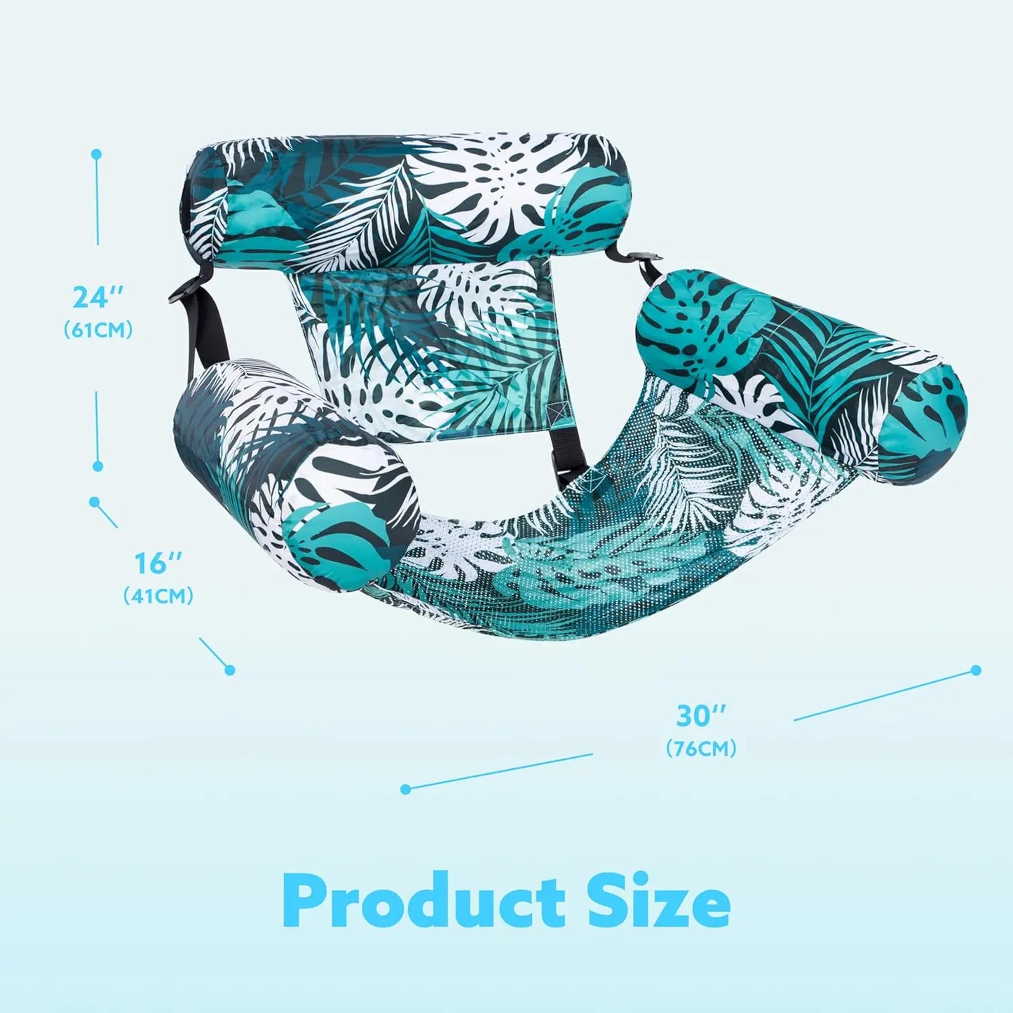 🏊🏻‍♀️Inflatable Pool Float Chair, Free Pump Included🌊 | Free Shipping & Today's Limited Time Offer!