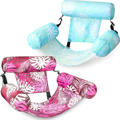 🏊🏻‍♀️Inflatable Pool Float Chair, Free Pump Included🌊 | Free Shipping & Today's Limited Time Offer!