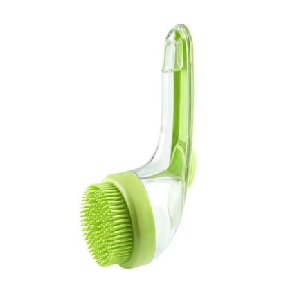 2-in-1 Press-to-Dispense Dog Bath & Grooming Brush