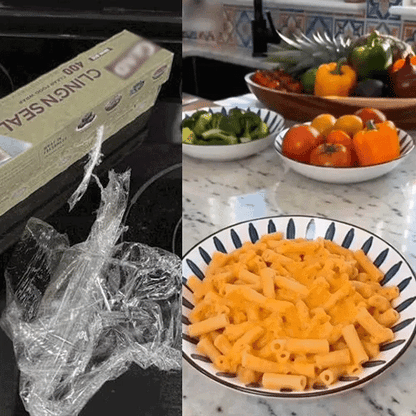 Disposable Stretch Food Covers — Strong Elastic Fit, Fresher Food, Zero Wrap Mess