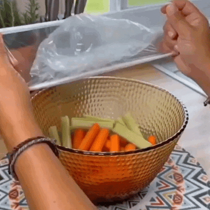 Disposable Stretch Food Covers — Strong Elastic Fit, Fresher Food, Zero Wrap Mess