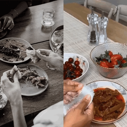 Disposable Stretch Food Covers — Strong Elastic Fit, Fresher Food, Zero Wrap Mess